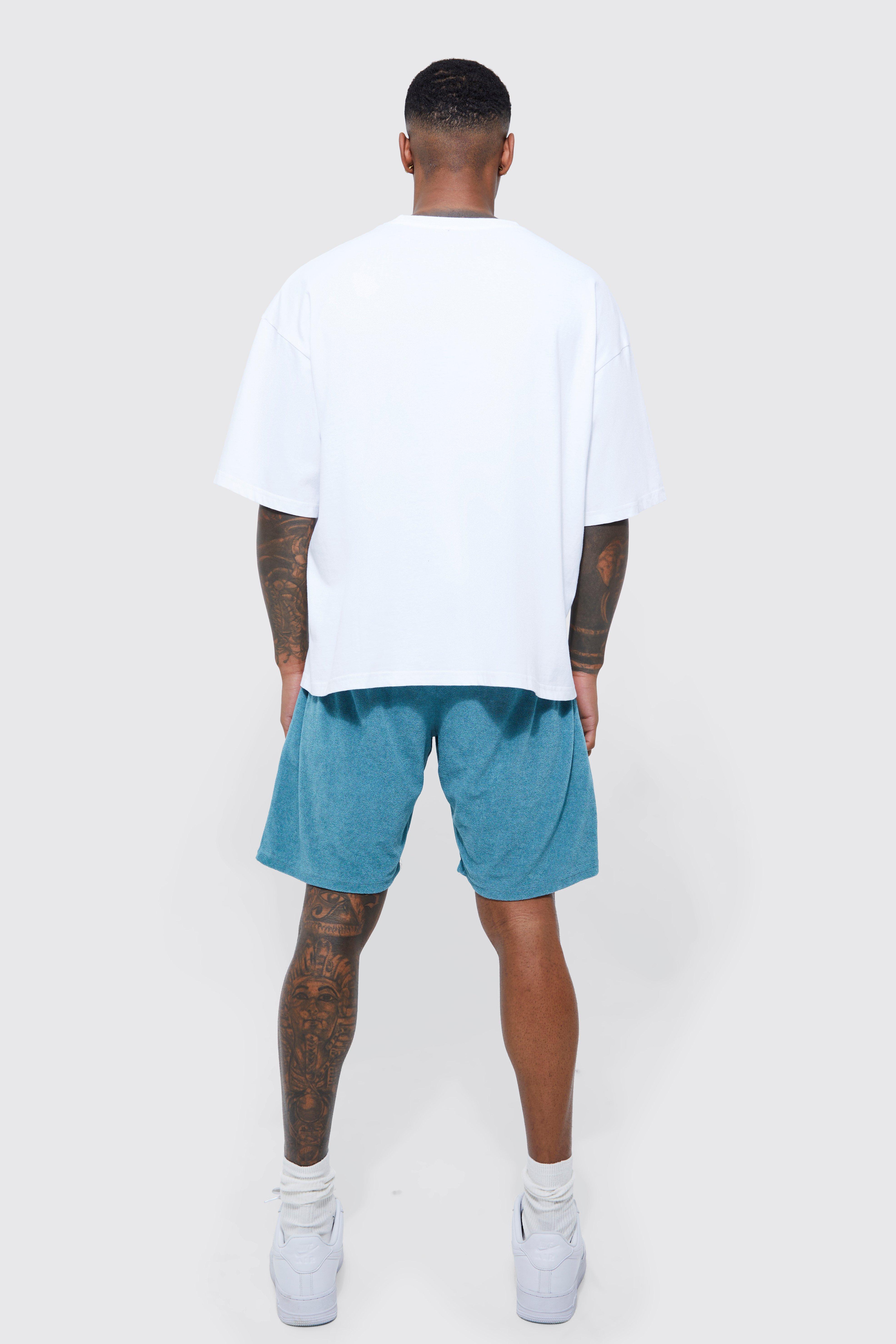 Short eponge online homme